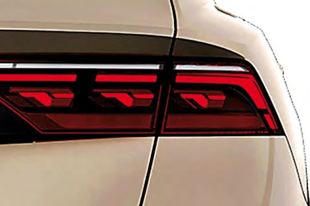 Bei den optionalen OLED-Rückleuchten lassen sich ebenfalls vier verschiedene Lichtsignaturen wählen