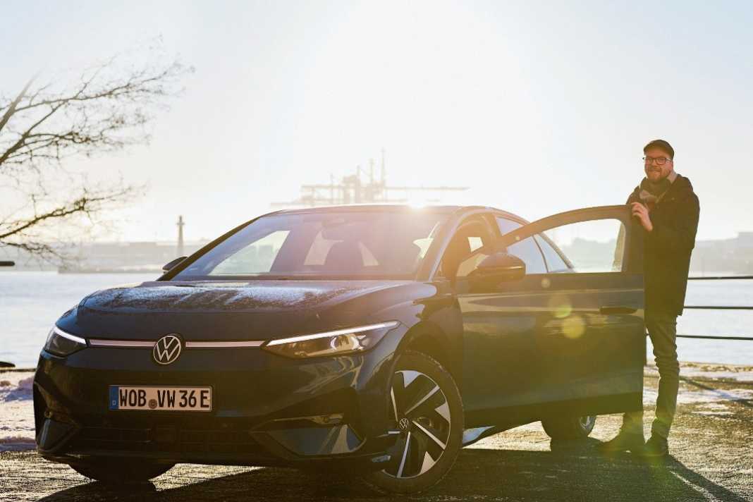 Das bislang flachste und gleichzeitig längste I D.-Modell von VW: Das neue Elektro-Topmodell ID.7