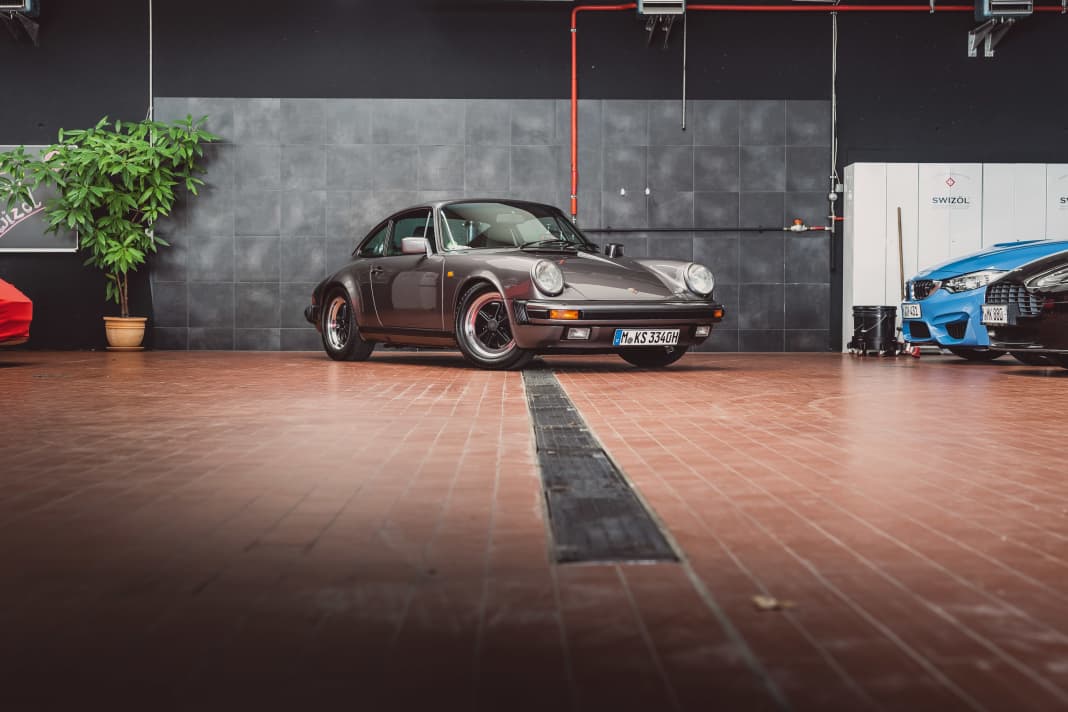 Wieder schick: Ein etwas abgeliebter Porsche 911 von 1986 diente als Testobjekt für die Produkte von Swissvax.