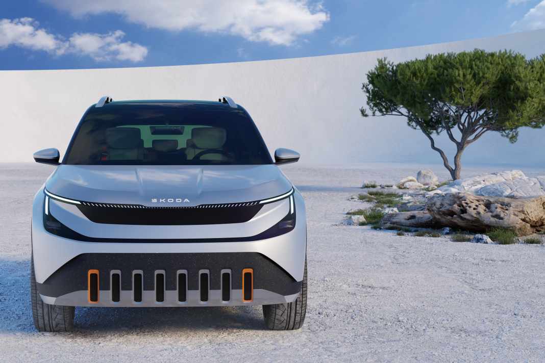 So klein und doch so episch: Škoda Auto hat den Namen seines batterieelektrischen Crossover-Modells enthüllt und mit einer Designstudie einen ersten Blick auf den Škoda Epiq gewährt.