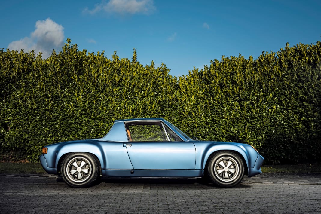 So sieht das Original aus: Die Optik des Porsche 916 orientierte sich zwar an der des 914/6 GT, doch er gab sich als souveräner Luxus-GT.