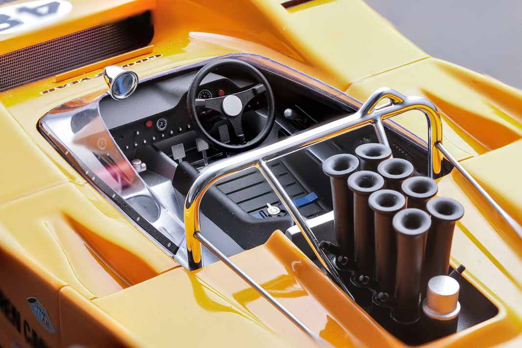 Tecnomodel spielt auf der Resine-Klaviatur und setzt die unterschiedlichen Finessen der McLaren-Varianten gekonnt um