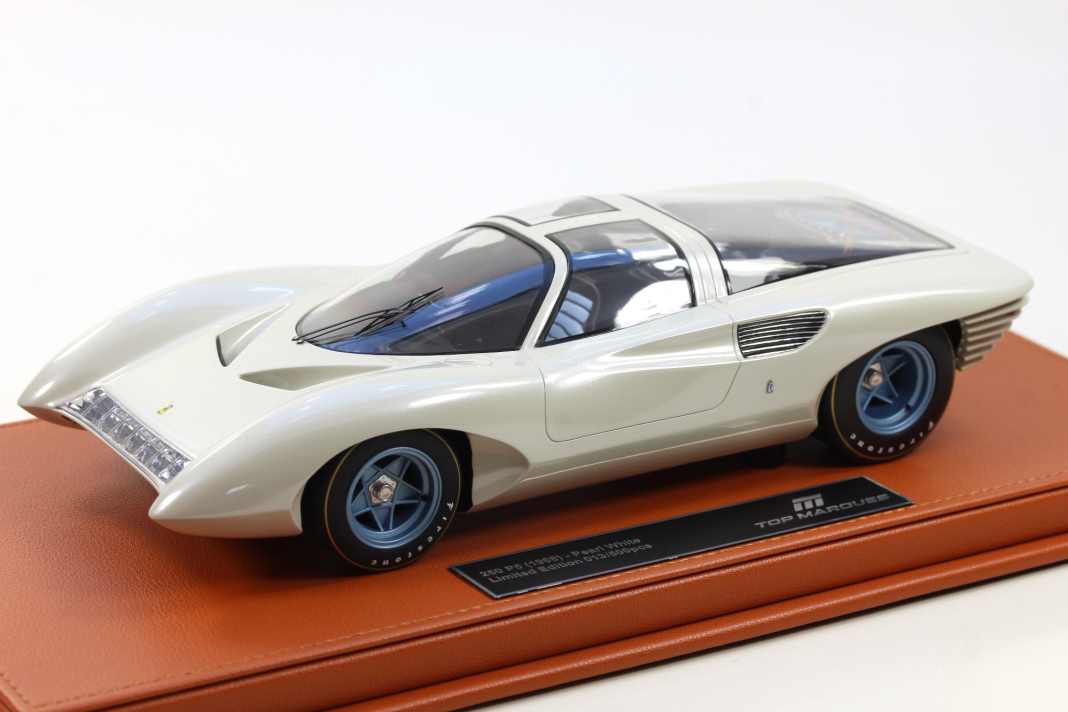 Der Resinehersteller Top Marques trifft die Form des Ferrari 250 P5 bei seinem Resinemodell in 1:18 mit traumwandlerische Sicherheit ] Foto: Autopioneer