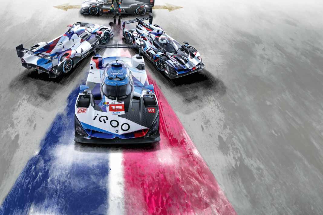 Mit seinem M Hybrid V8 will BMW den Le- Mans-Triumph von 1999 wiederholen. Minichamps bringt im Mai den 1:18er