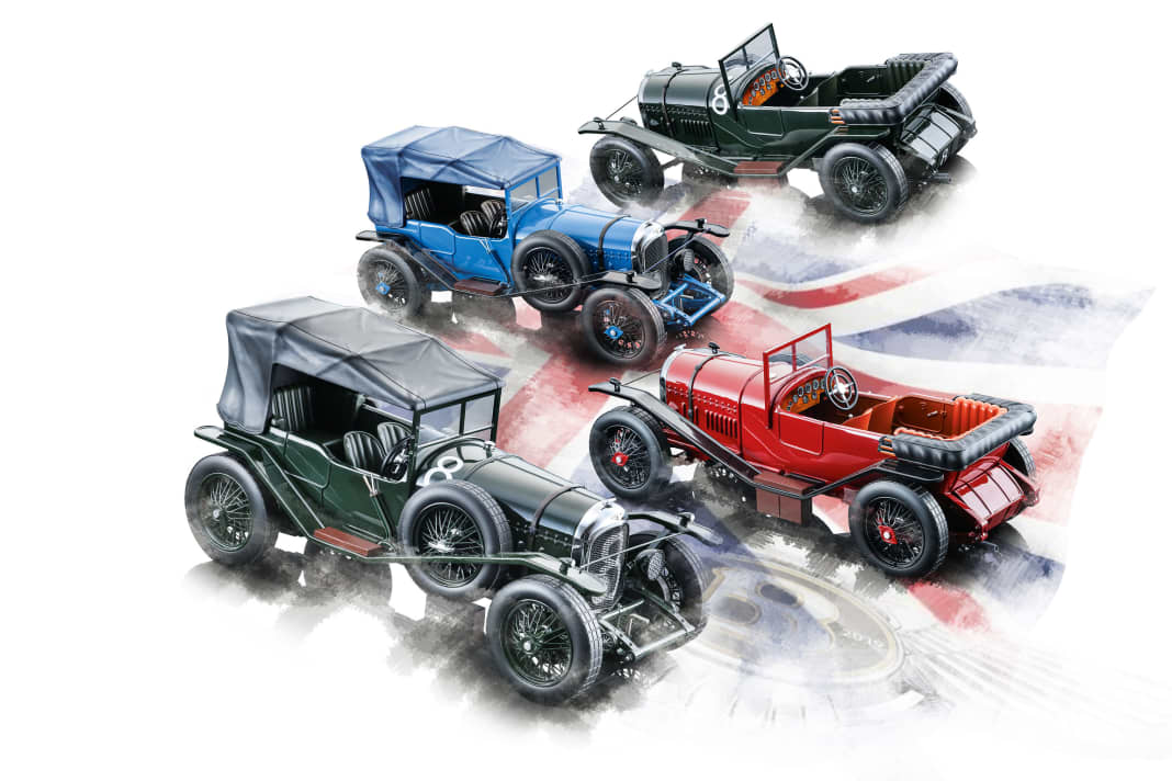 Der Bentley 3 Litre war der erste Topseller der britischen Marke und gewann Le Mans. Der 1:18er von Tecnomodel schließt diese Lücke überzeugend.