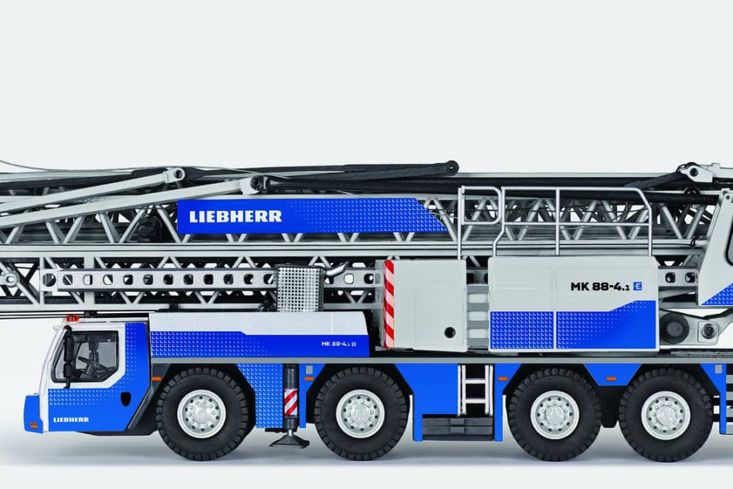 BAUMA-News von Conrad: der Liebherr MK88-4.1 Elektro...