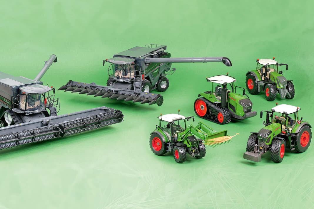 Ein wahres Füllhorn an 1:32-Neuheiten aus dem Bereich landwirtschaftlicher Fahrzeuge des Hauses Fendt können wir an dieser Stelle zeigen