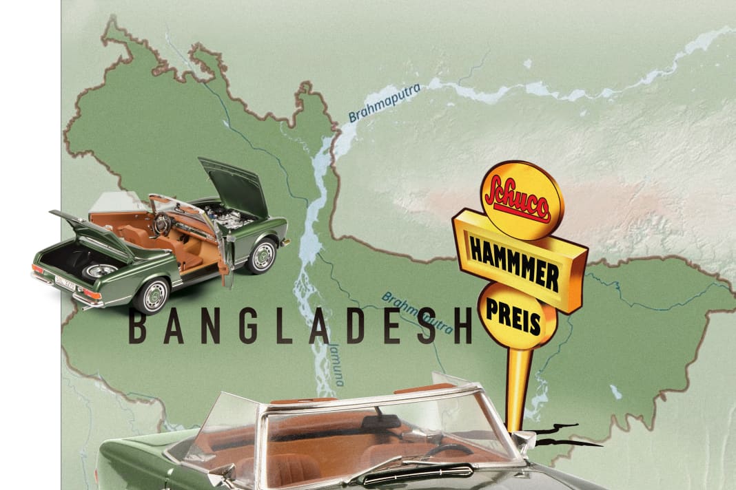 Schuco verspricht trotz des neuen Produktionsstandorts in Bangladesch eine gleichbleibend hohe Qualität bei der nun grünen Pagode