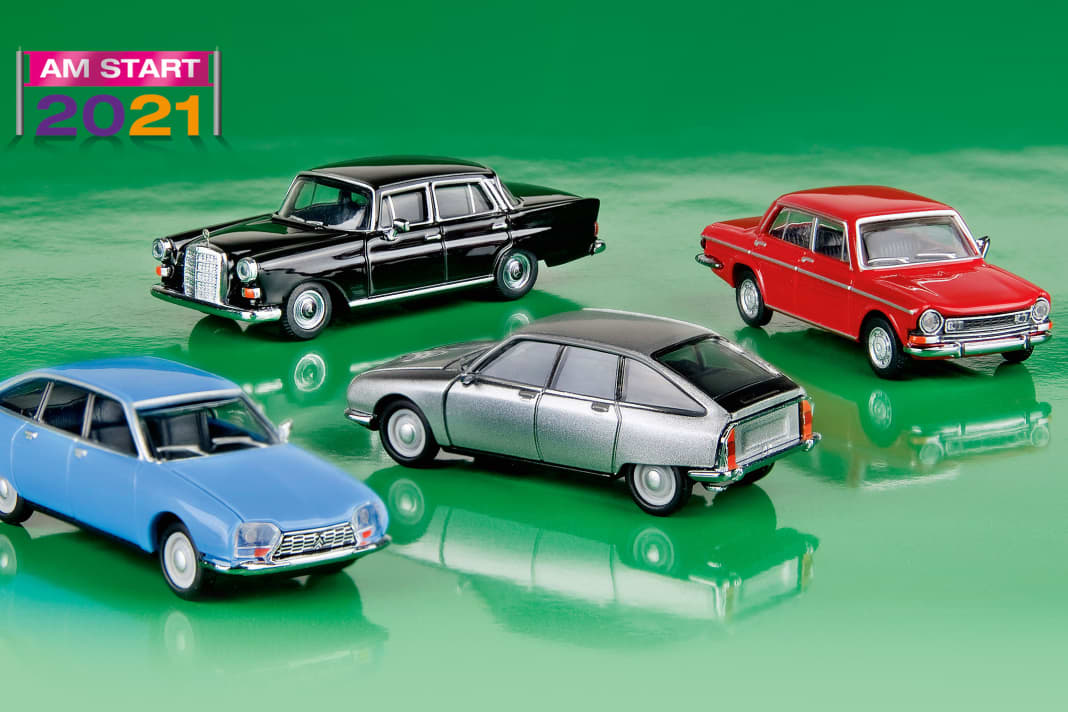 Das lange Warten hat sich gelohnt: Im Serientrimm hinterlassen die ersten drei Oldtimer von Herpa einen überzeugenden Eindruck