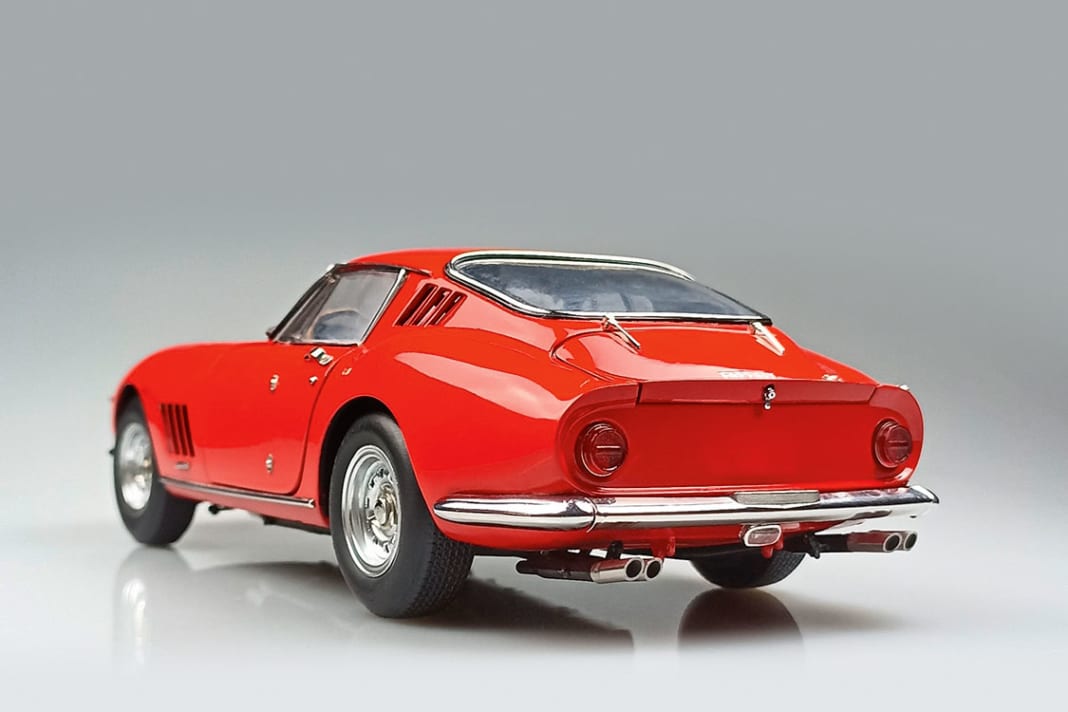 Erste Bilder vom Ferrari275 GTB/C zeigen,dass CMC unter Hochdruckan seinem 1:18-Modell der Extraklassearbeitet