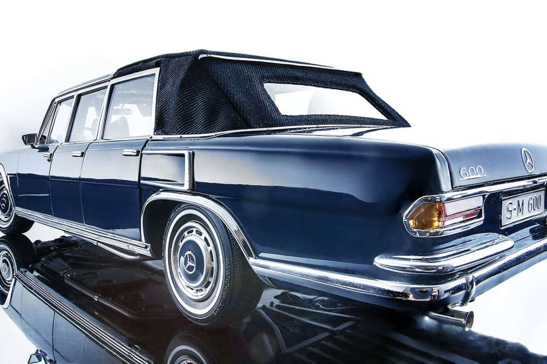 CMC war bei seinem Mercedes-Benz 600 Landaulet offen für ein funktionstüchtiges Klappdach und hat Großes geleistet