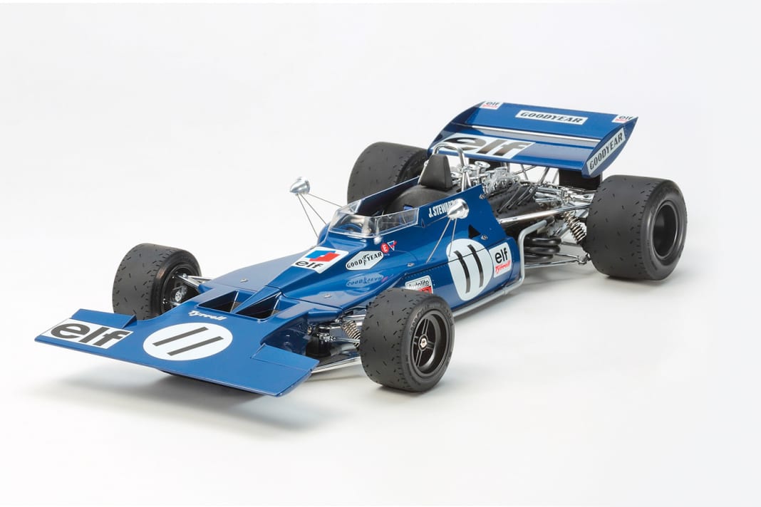 Mit seinem 1:12-Kit des Tyrrell 003 geht Tamiya gnadenlos ins Detail