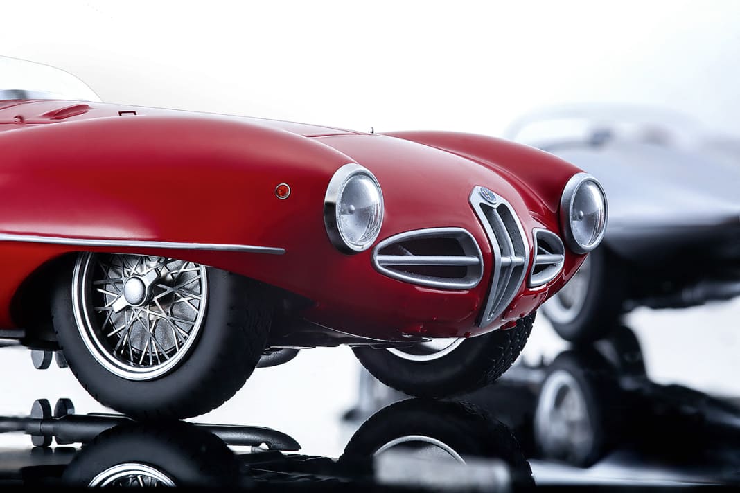 In Sachen Leichtbau und Aerodynamik setzte der Disco Volante Akzente. Das 1:18-Modell hat perfekte Proportionen.