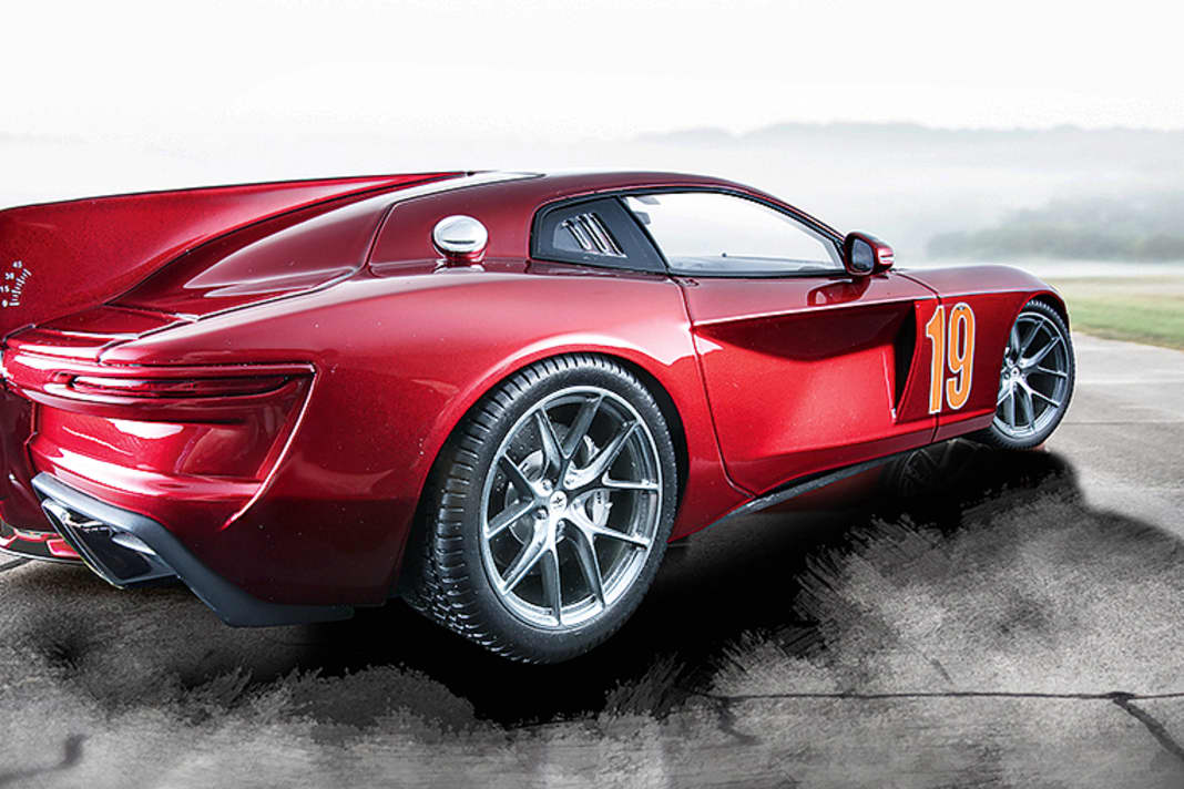 Sieht aus wie ein Alfa, basiert aber auf einem Ferrari: der Touring Superleggera Aero 3, den Tecnomodel in 1:18 aus Resine baut