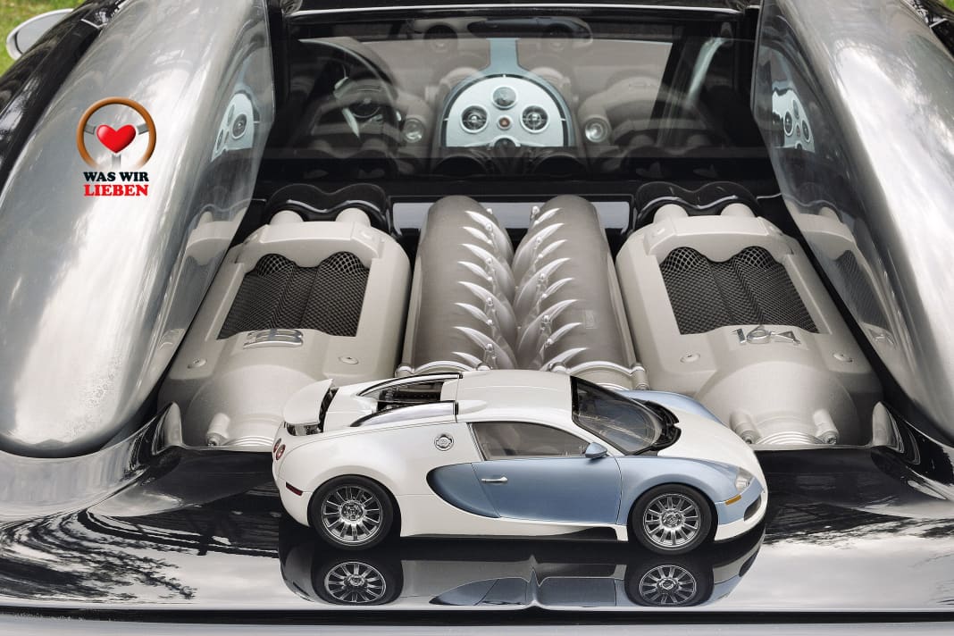 So furios wie das Original: Das 1:12-Modell des Bugatti Veyron 16.4 aus dem Hause Autoart zeigt sehr gelungene Finessen