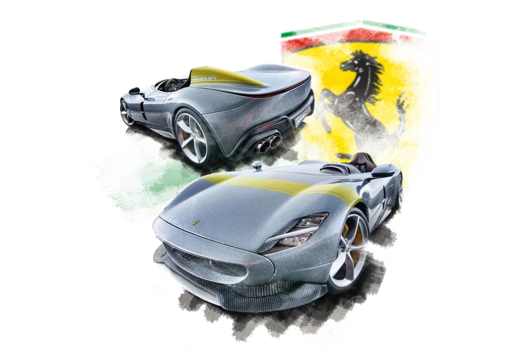 2018 Ferrari Monza SP1 von Bburago in 1:18