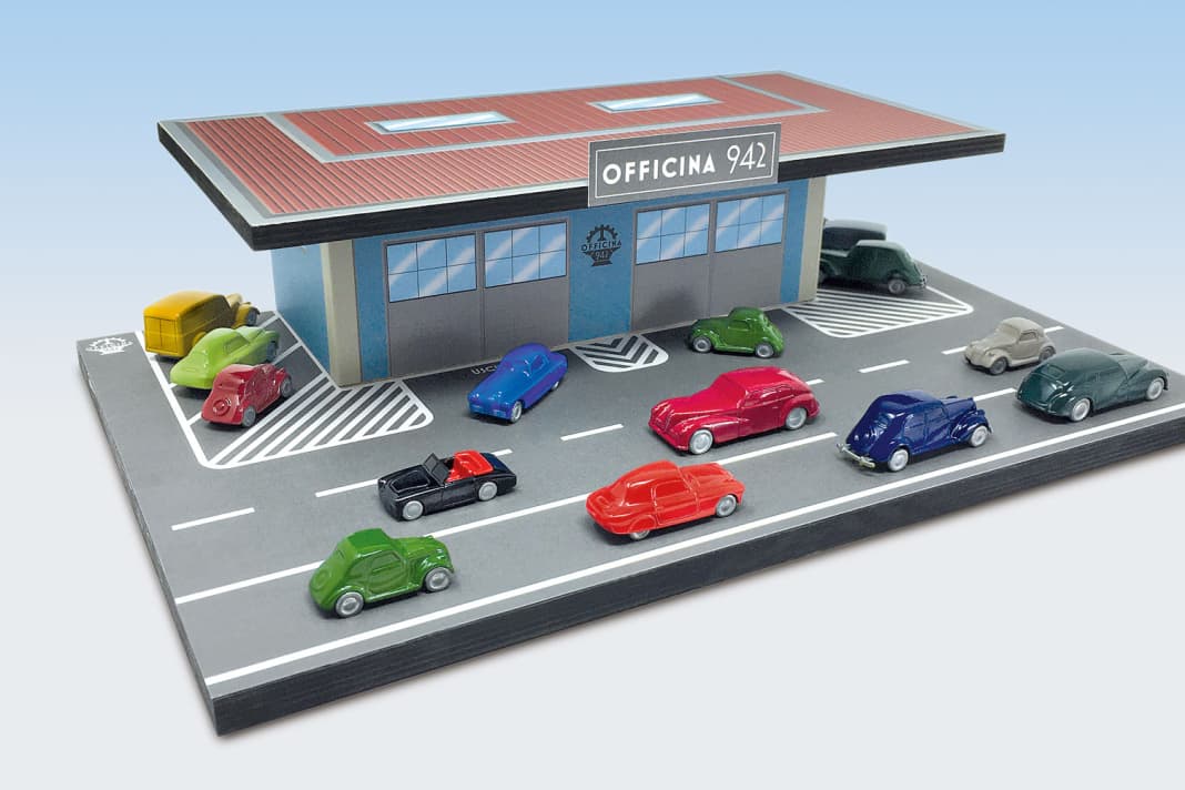 Officina 942 setzt auf Druckguss-Vollmodelle nach italienischen Oldtimern