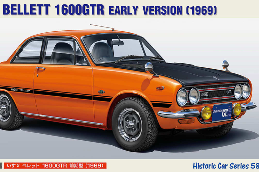 Der Kit zeichnet den Bellett GT-R von 1969 mit 120-PS-Motor gekonnt nach