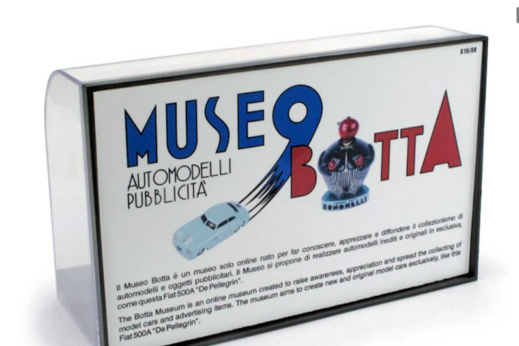 Wenn Rio Tartaletti, der Mann hinter dem Modellauto-Label Brumm, ein Sondermodell stylt, dann kommt dabei immer eine hübsche Verpackung heraus. Auch beim Eis-Topolino in 1:43. ] Foto: Brumm