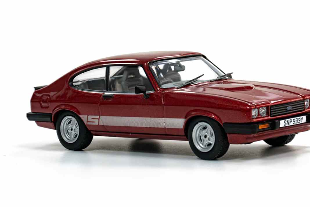 Auch der neue Ford Capri von Corgi tritt als Zinkdruckgussmodell in der Baugröße 1:43 an ] Foto: Werk