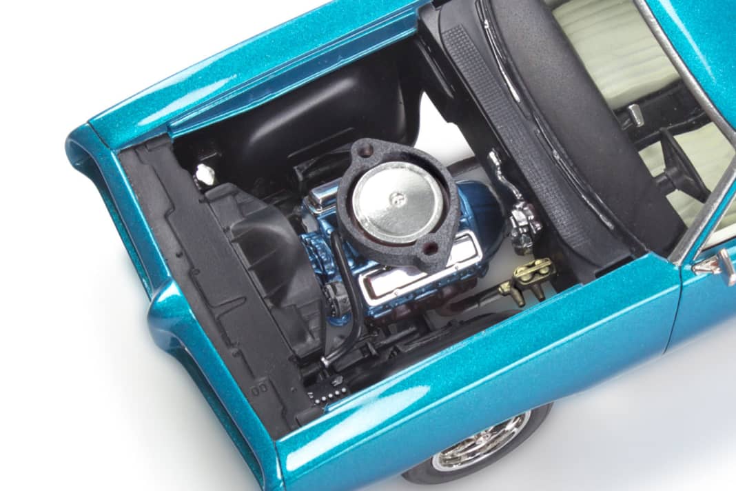 Der 6,6-Liter-V8 der Revell-Miniatur im Maßstab 1:24 ist ein Hingucker