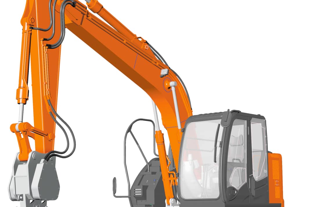 Hitachi Hydraulikbagger mit Excavator ZAXIS135US