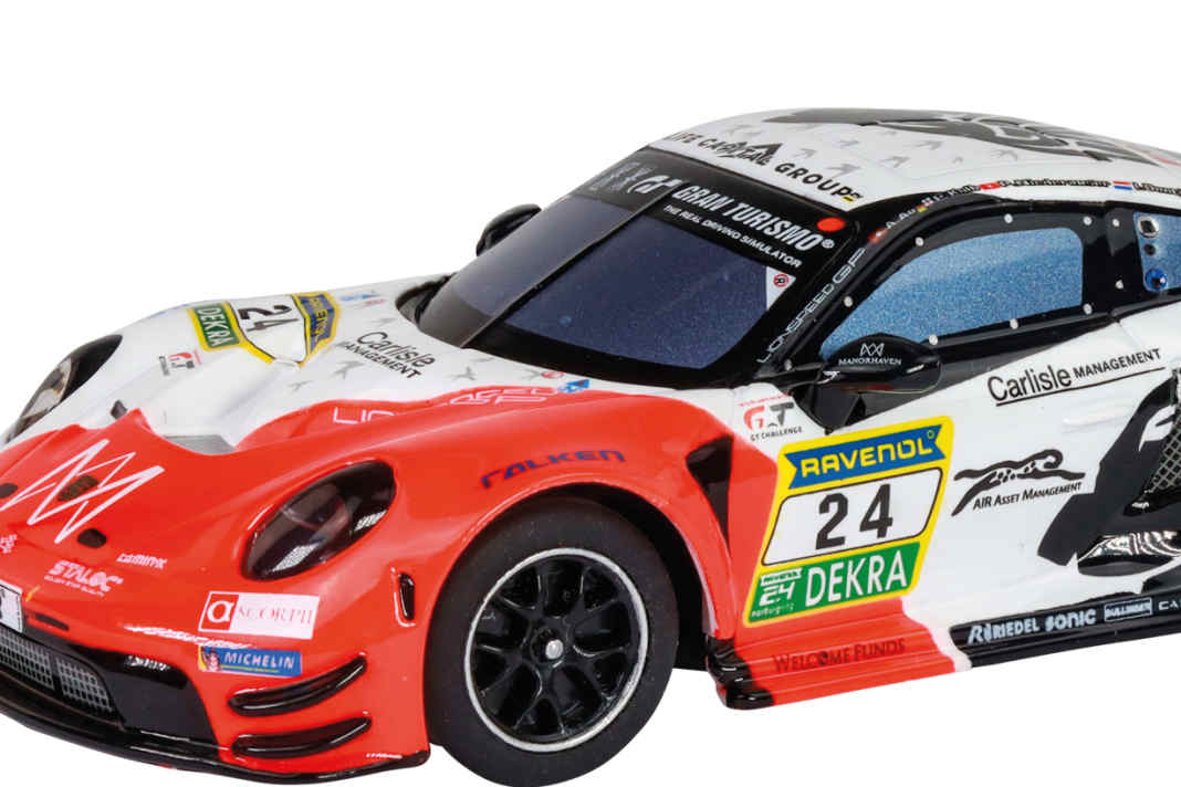 Beim Porsche 911 GT3 kommen die neuen Varianten "Lionspeed Race" (Foto) und "Macao-GP" von 2024 für das Hybrid-System ] Foto: Werk