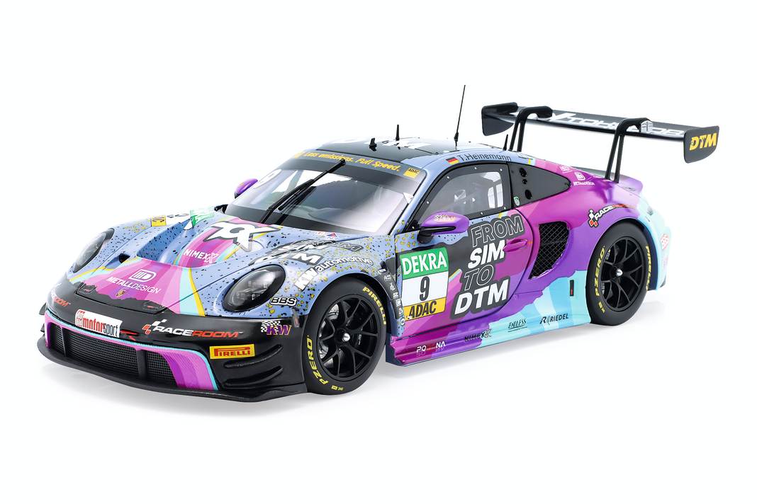 Porsche 911 GT3 R in der Baugröße 1:18