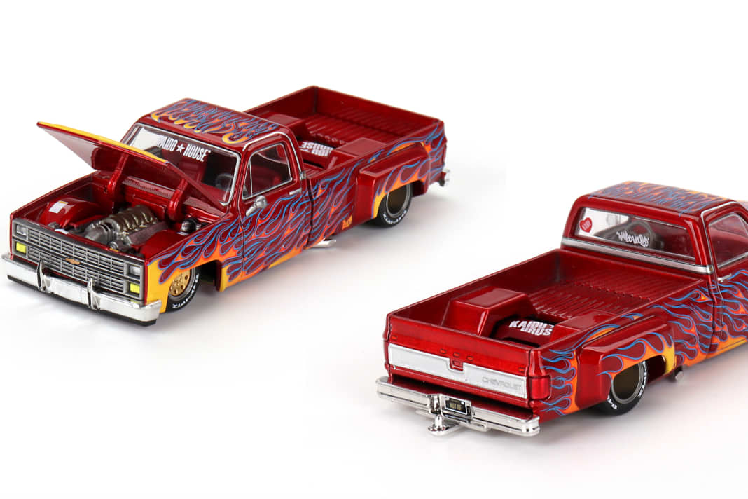 Die Tuner von Kaido House machen auch vor einem Pick-up nicht Halt. Hier ist es ein Chevy Silverado C-10. Foto: Werk