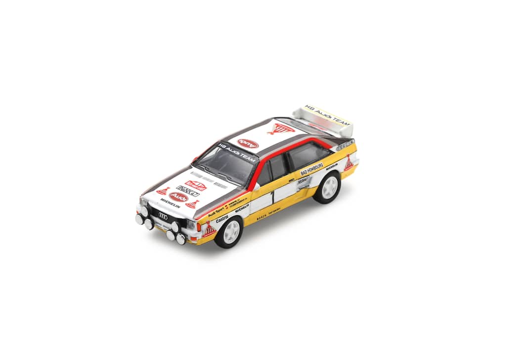 A: SAMMELN 1:87 Pkw Klassik: Audi quattro Rallye Startnummer 1 von Schuco