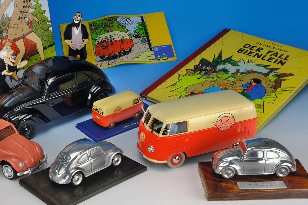 Auch durch so manchen Comic rollten die Fahrzeuge von Volkswagen und wurden wiederum Vorbilder für Miniaturen