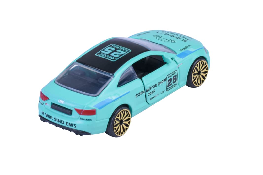 Bei seinen Sondermodellen für Essen legt Majorette besonders viel Wert auf eine fein umgesetzte Bedruckung. Da macht das Audi S5 Coupé keine Ausnahme. ] Foto: Lisa Gimpel