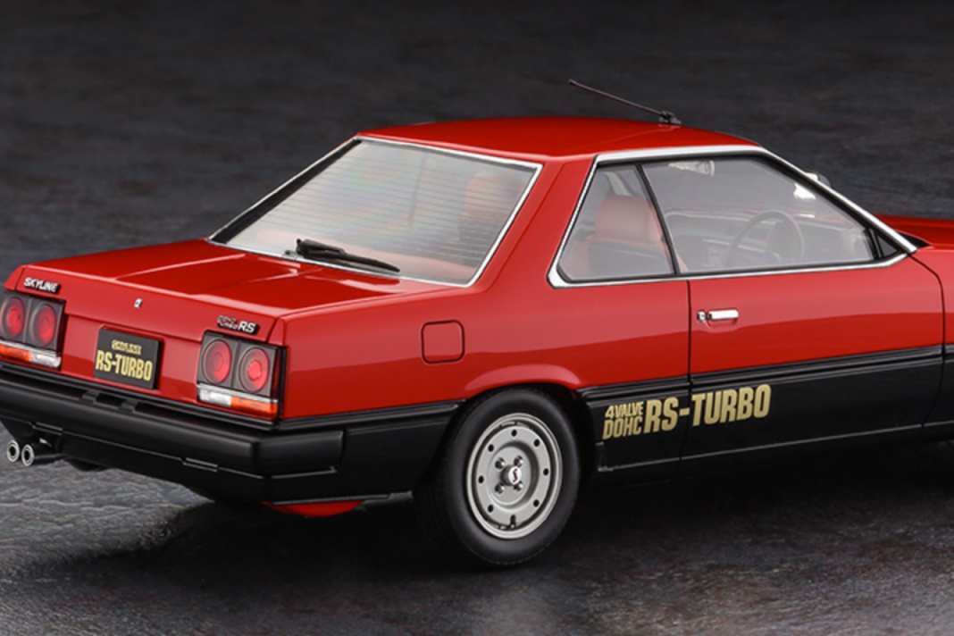 Wie fast alle Kits von Hasegawa aus Japan in 1:24 tritt auch der Nissan der Generation R30 mit einer geschlossenen Kunststoff-Karosserie an ] Foto: Hasegawa