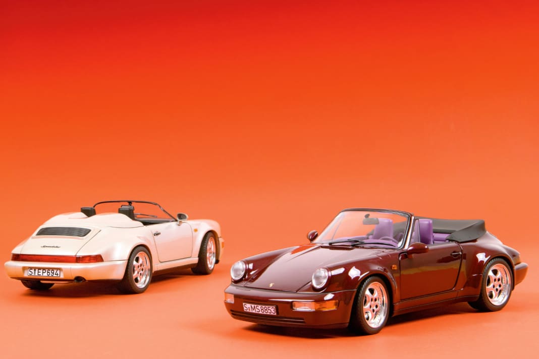 Speedster oder Turbolook-Cabriolet: In 1:18 macht uns Norev die Wahl mit diesen News bald verdammt schwer. Klasse!