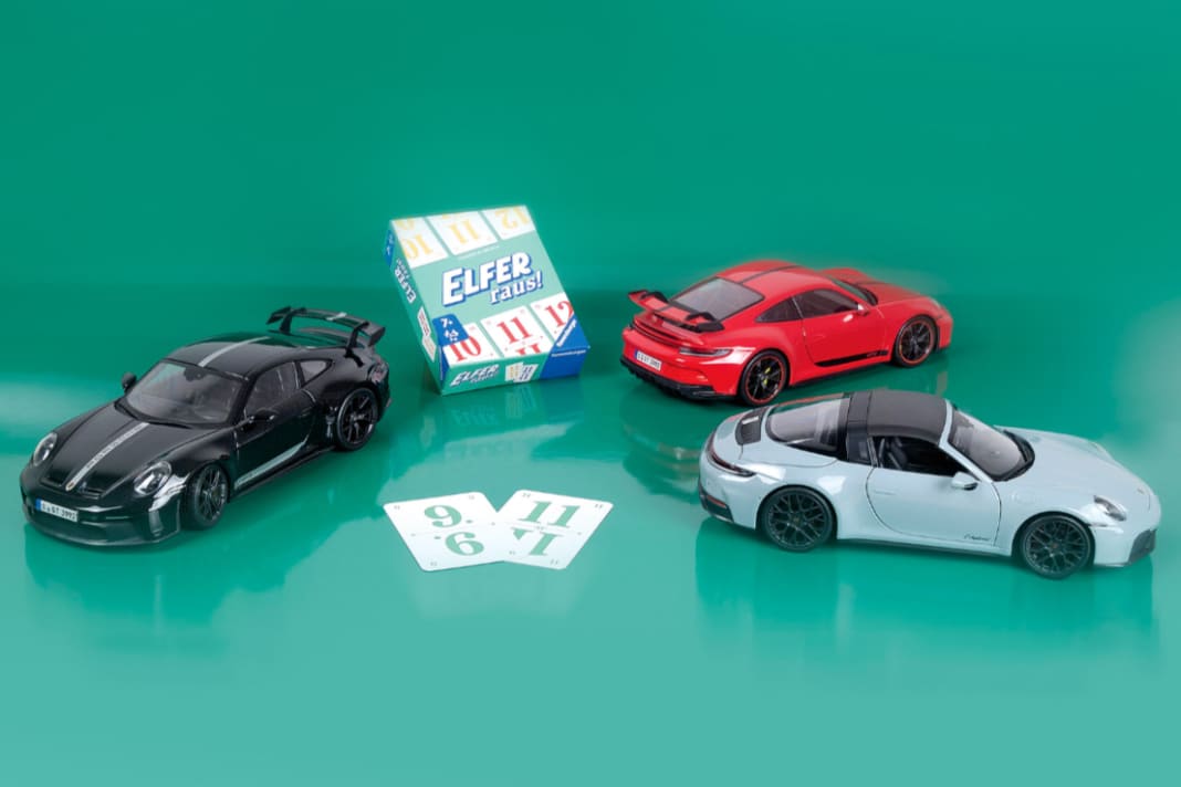 Mit neuen Versionen des GT3 RS und dem 992.2 als GTS Targa mischt Bburago sein 1:18-Starterfeld zum
Elfer neu auf