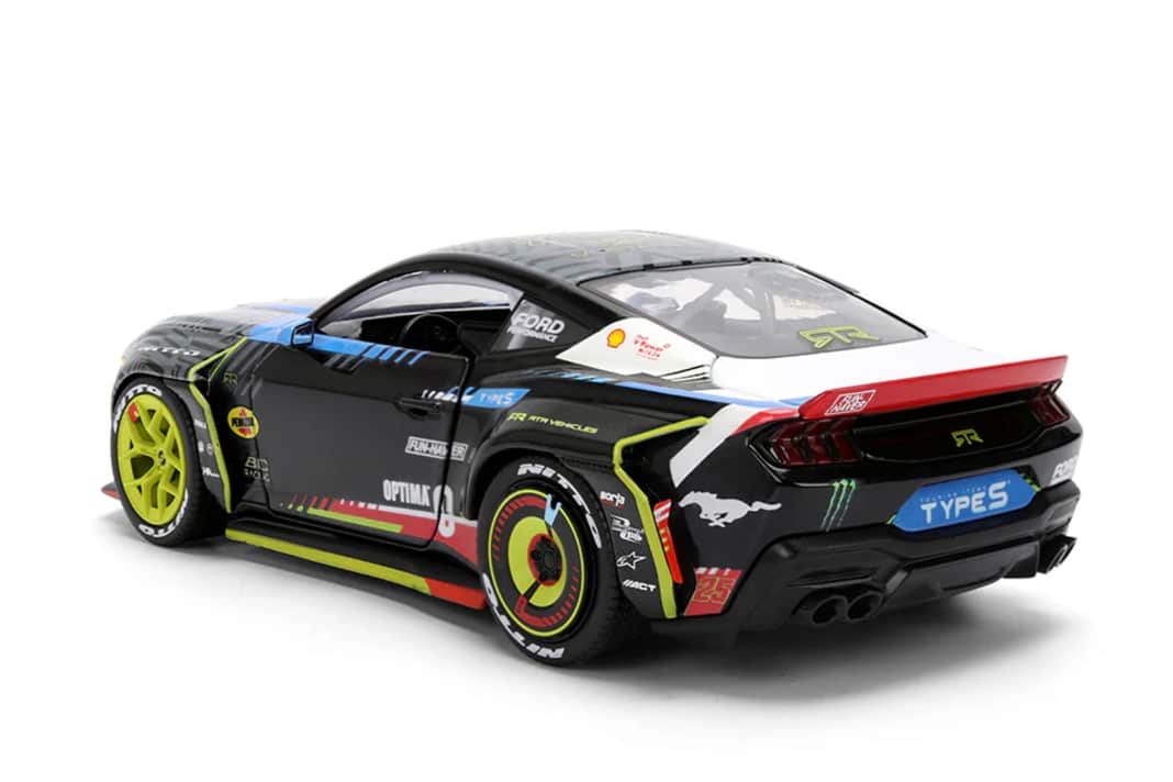 Als zweiter Renner aus dem Ford-Cup von 2023 steht bei Jada Toys in 1:24 der Mustang RTR von Vaughn Gittin Jr. auf dem Programm ] Foto: Jada Toys
