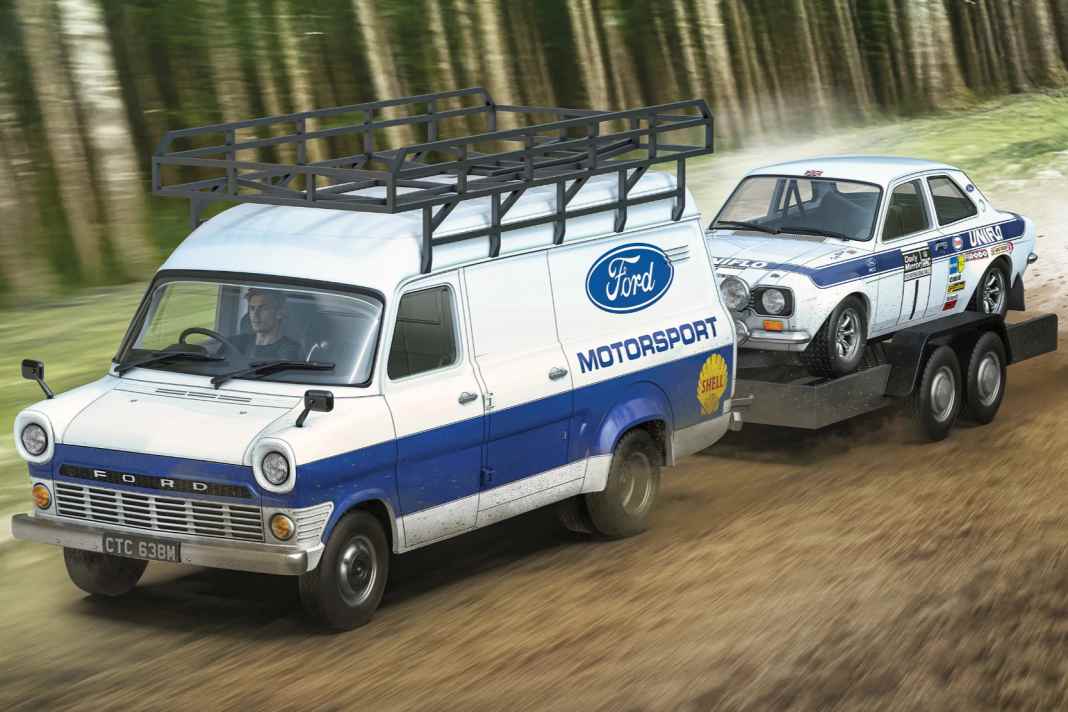 Scalextrix überraschte auch 2026 wieder mit interessanten Neuheiten wie diesem Raceset von Ford ] Foto: Scalextric