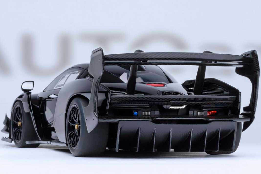 So wie McLaren seine Expertise als Hersteller von Supersportwagen mit dem Senna auf die Spitze trieb, tut dies Autaort mit dem passenden 1:18-Modell – jetzt auch in Onyxschwarz
