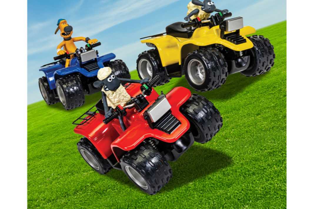 Für rund 65 Euro bietet Corgi sogar ein Dreierset mit Quads in den Farben Rot, Gelb und Blau für die Sammler an ] Foto: Corgi