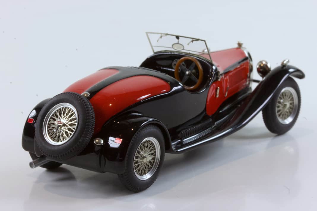 Man mag es kaum glauben: Aber der Bugatti T44 ist das erste 1:43-Modell, das bei ABC Brianza im 3D-Verfahren produziert wird. Das ist eine spektakuläre Premiere! ] Foto: Autopioneer