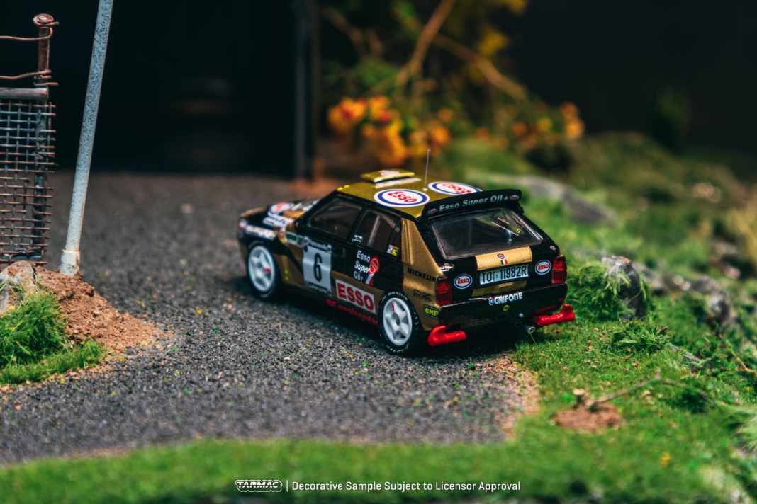 Zu den ersten Tarmac-News, die Plan B Collectibles ab Juni liefert, gehört auch dieser Lancia Delta HF Integrale, Sieger Piancavallo Rallye 1993 ] Foto: Tarmac