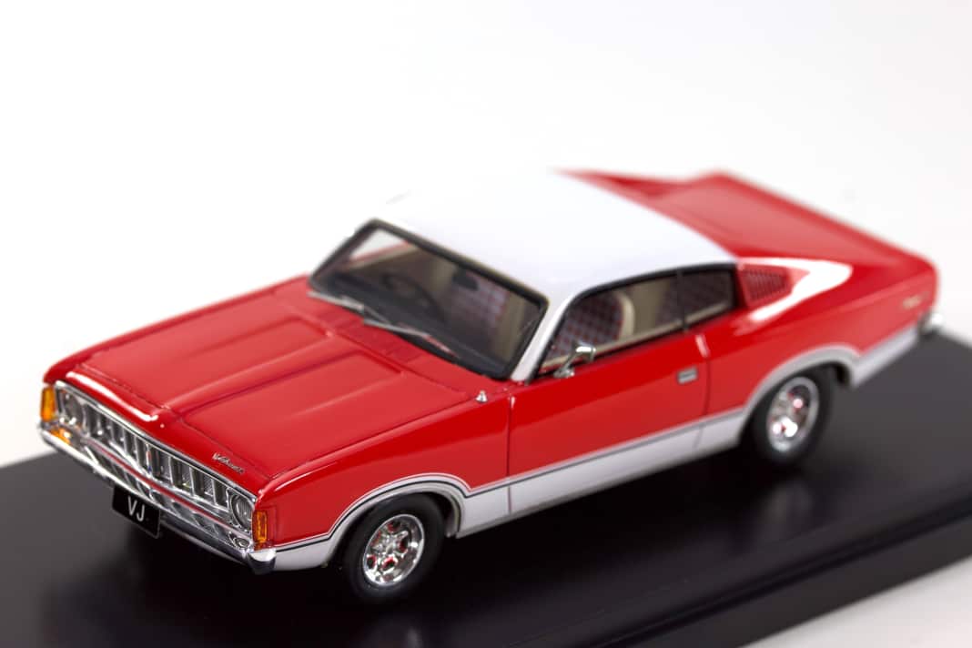 Der Valiant war über Jahrzehnte das Erfolgsmodell von Chrysler in Australien. Bei Trax debütiert ein wunderschöner VJ Charger Sportsman von 1974. ] Foto: Autopioneer