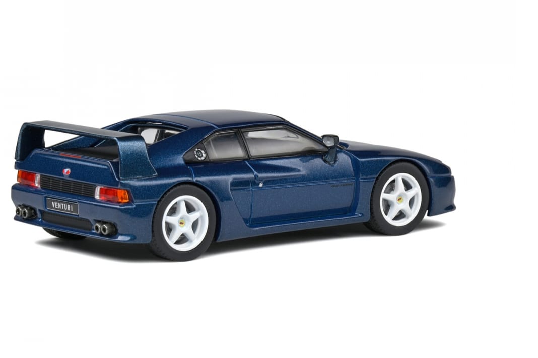 Voiture Miniature Solido Venturi 400 GT – Échelle 1:43, Couleur Bleue, Boîte Neuve