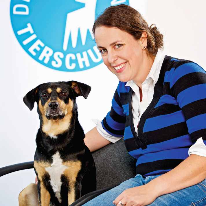 Sie weiß, was für Vierbeiner im Auto wichtig ist: Nadia Wattad vom Deutschen Tierschutzbund