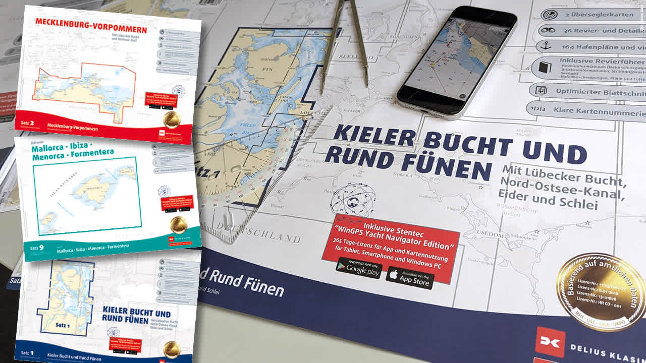 Die neuen DK-Sportbootkarten sind da!