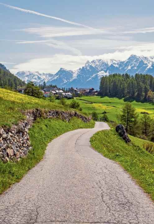 SCHWEIZ: VON DAVOS 
NACH ST. MORITZ