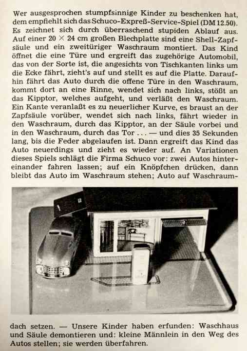   Die vom Verfasser des Artikels verpönte Service Station von Schuco