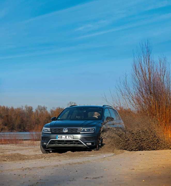   Der Allradantrieb ist Serie