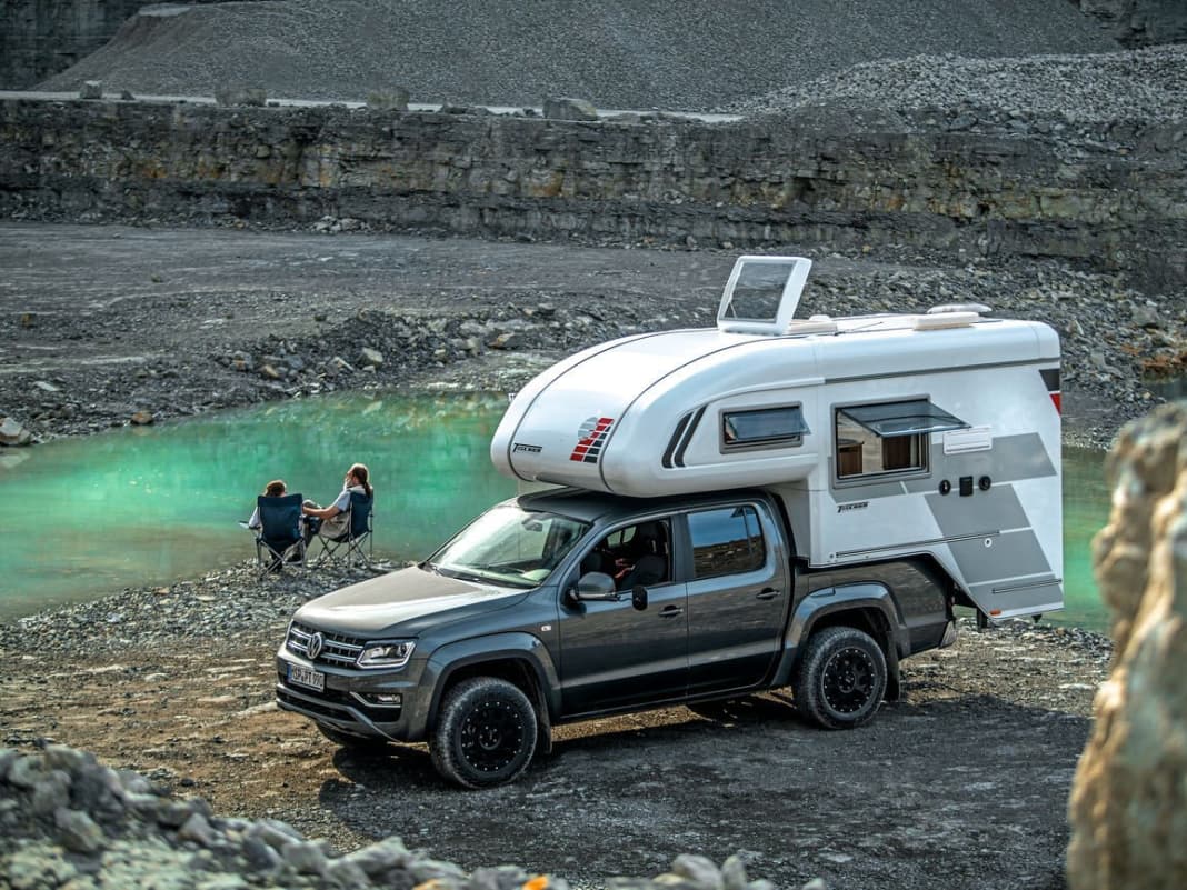 VW Amarok & Tischer Trail 230S - Aufgesattelt