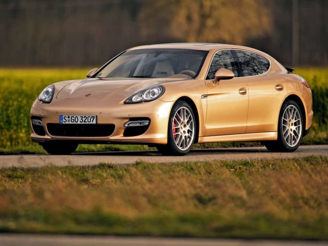 Porsche Panamera Turbo mit 500 PS - Gold-Bringer